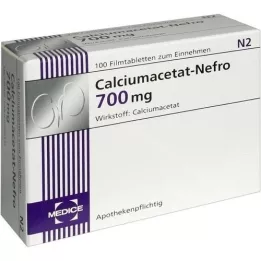 CALCIUMACETAT NEFRO 700 mg film-coated tablets, 100 pcs