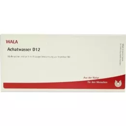ACHATWASSER D 12 ampoules, 10X1 ml