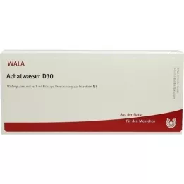 ACHATWASSER D 30 ampoules, 10X1 ml
