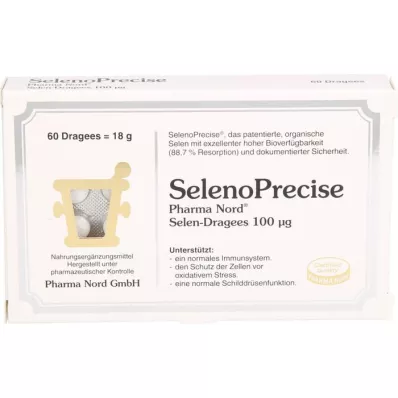 SELENOPRECISE 100 μg Pharma Nord dragees, 60 pcs SELENOPRECISE 100 μg Pharma Nord dragees, 60 pcs