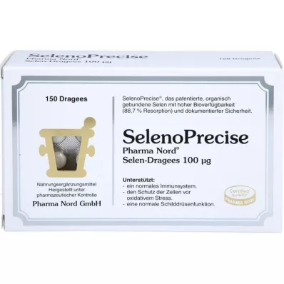 SELENOPRECISE 100 μg Pharma Nord dragees, 150 pieces SELENOPRECISE 100 μg Pharma Nord dragees, 150 pieces