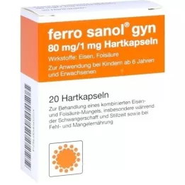 FERRO SANOL gyn Hartkaps.m.msr.überz.Pellets, 20 pcs