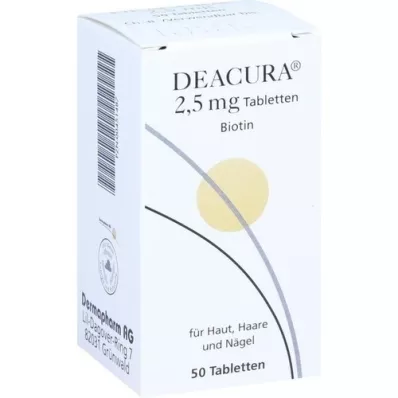 DEACURA 2.5 mg tablets, 50 pcs DEACURA 2.5 mg tablets, 50 pcs