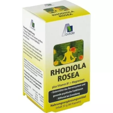 RHODIOLA ROSEA Capsules 200 mg, 60 pcs RHODIOLA ROSEA Capsules 200 mg, 60 pcs