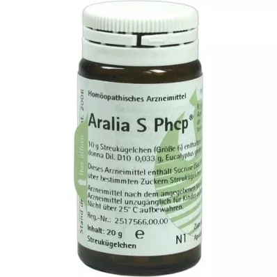 ARALIA S Phcp globules, 20 g ARALIA S Phcp globules, 20 g