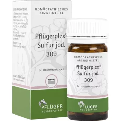 PFLÜGERPLEX Sulfur iodine 309 tablets, 100 pcs PFLÜGERPLEX Sulfur iodine 309 tablets, 100 pcs