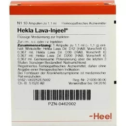 HEKLA LAVA Injeel ampoules, 10 pcs