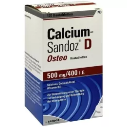 CALCIUM SANDOZ D Osteo 500 mg/400 IU chewable tablet, 120 pcs