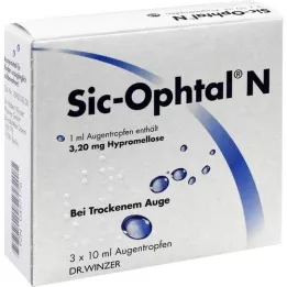SIC OPHTAL N eye drops, 3X10 ml