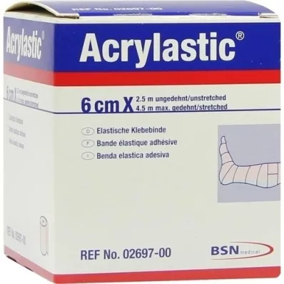 ACRYLASTIC 6 cmx2.5 m bandages, 1 piece ACRYLASTIC 6 cmx2.5 m bandages, 1 piece
