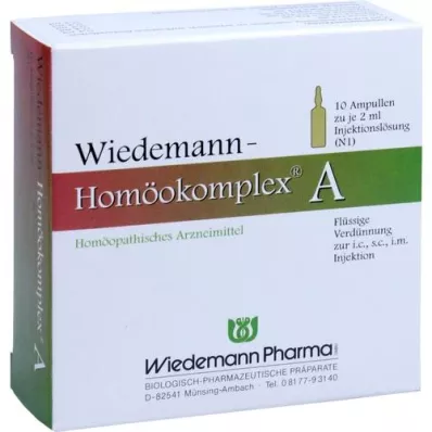 WIEDEMANN Homeocomplex A ampoules, 10X2 ml