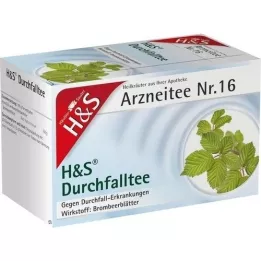 H&S Diarrhea tea filter bags, 20X1.5 g