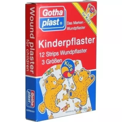 GOTHAPLAST Childrens plaster strips, 12 pieces