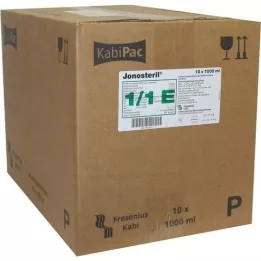 JONOSTERIL Plastic infusion solution, 10X1000 ml