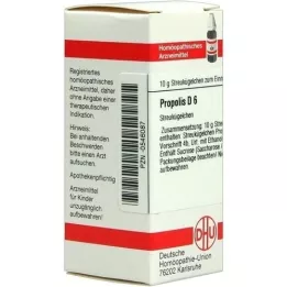 PROPOLIS D 6 globules, 10 g