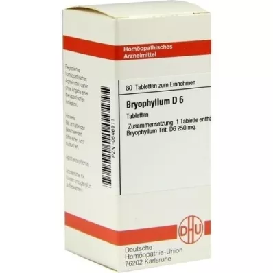 BRYOPHYLLUM D 6 tablets, 80 pcs BRYOPHYLLUM D 6 tablets, 80 pcs
