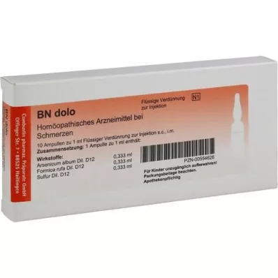 BN dolo ampoules, 10 pcs BN dolo ampoules, 10 pcs