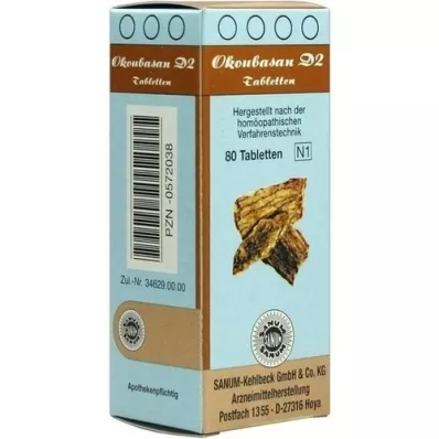 OKOUBASAN D 2 tablets, 80 pcs OKOUBASAN D 2 tablets, 80 pcs