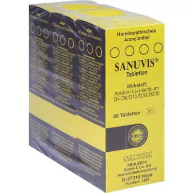 SANUVIS Tablets, 3X80 pcs
