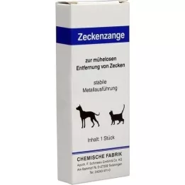 ZECKENZANGE made of metal, 1 piece