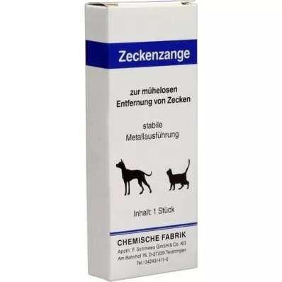 ZECKENZANGE made of metal, 1 piece