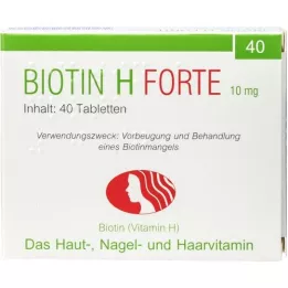 BIOTIN H forte tablets, 40 pcs