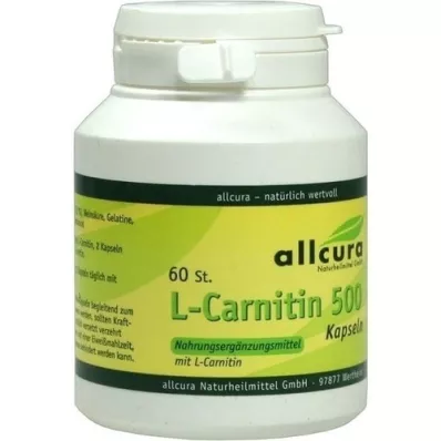 L-CARNITIN KAPSELN 500, 60 pcs