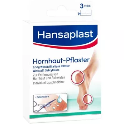 HANSAPLAST Callus plasters, 3 pieces HANSAPLAST Callus plasters, 3 pieces