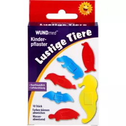 KINDERPFLASTER funny animals, 10 pcs