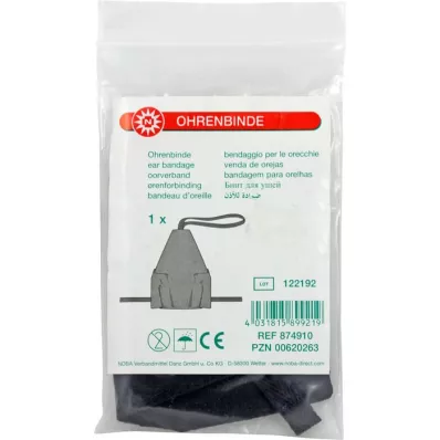 OHRENBINDE medium black, 1 pc OHRENBINDE medium black, 1 pc