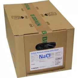 NATRIUMCHLORID 0.9% Braun Ecobag infusion solution, 10x1000 ml