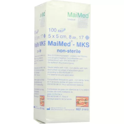 SCHLITZKOMPRESSEN 5x5 cm non-sterile 8-fold, 100 pcs SCHLITZKOMPRESSEN 5x5 cm non-sterile 8-fold, 100 pcs