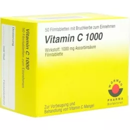 VITAMIN C 1000 film-coated tablets, 50 pcs