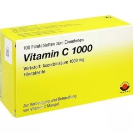 VITAMIN C 1000 film-coated tablets, 100 pcs