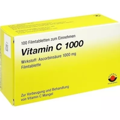 VITAMIN C 1000 film-coated tablets, 100 pcs VITAMIN C 1000 film-coated tablets, 100 pcs