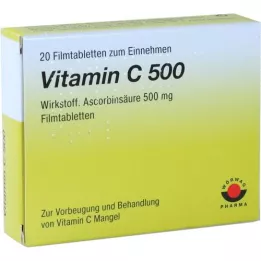 VITAMIN C 500 film-coated tablets, 20 pcs