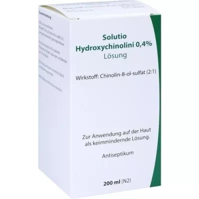 SOLUTIO HYDROXYCHINE.0.4%, 200ml SOLUTIO HYDROXYCHINE.0.4%, 200ml