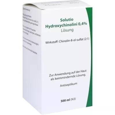 SOLUTIO HYDROXYCHINE.0.4%, 500ml SOLUTIO HYDROXYCHINE.0.4%, 500ml