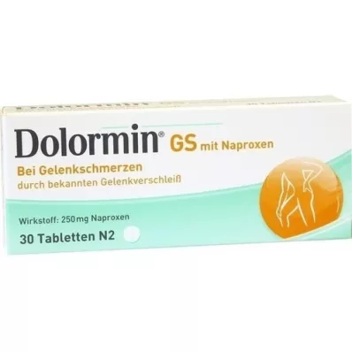 DOLORMIN GS with naproxen tablets, 30 pcs DOLORMIN GS with naproxen tablets, 30 pcs