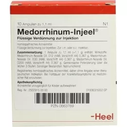 MEDORRHINUM Injeel ampoules, 10 pcs