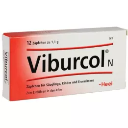 VIBURCOL N childrens and infant suppositories, 12 pcs