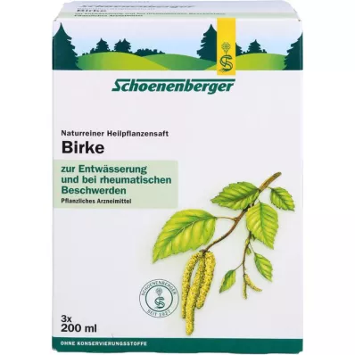 BIRKENSAFT Schoenenberger medicinal plant juices, 3X200 ml BIRKENSAFT Schoenenberger medicinal plant juices, 3X200 ml