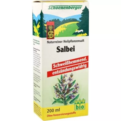 SALBEI SAFT Schoenenberger medicinal plant juices, 200 ml SALBEI SAFT Schoenenberger medicinal plant juices, 200 ml