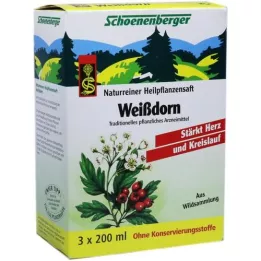 WEISSDORN SAFT Schoenenberger medicinal plant juices, 3X200 ml