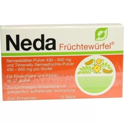 NEDA Fruit cubes, 15 pcs NEDA Fruit cubes, 15 pcs