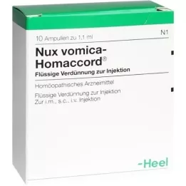 NUX VOMICA HOMACCORD Ampoules, 10 pcs