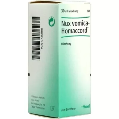 NUX VOMICA HOMACCORD Drops, 30 ml NUX VOMICA HOMACCORD Drops, 30 ml