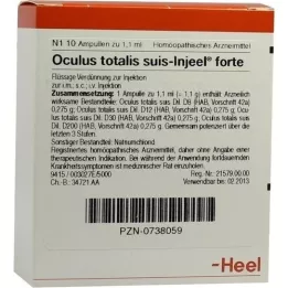 OCULUS totalis suis Injeel forte ampoules, 10 pcs