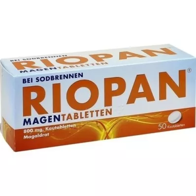 RIOPAN Stomach tablets chewable tablets, 50 pcs RIOPAN Stomach tablets chewable tablets, 50 pcs