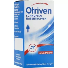 OTRIVEN 0.1% nasal drops for adults and school dr., 20 ml